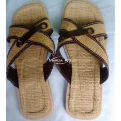 Babouche en paille