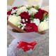 Assortiment rouge et blanc 50 cm (17 tiges)